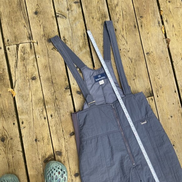 VTG Edelweiss White Stag Ski Bibs Pants Suit Womens 36 Blue Overalls Ski / Snow - Picture 10 of 16
